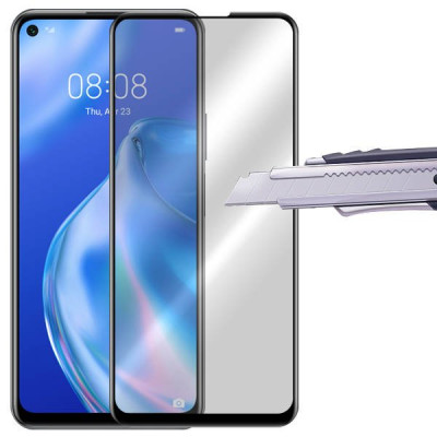 Скрийн протектори Скрийн протектори за Huawei Скрийн протектор от закалено стъкло за 3D FULL SCREEN Full Glue напълно залепващ за Huawei P40 Lite 5G с черен кант